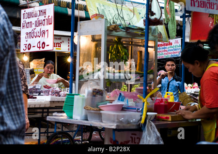 Markt-Szene in Chinatown, Bangkok, Thailand Stockfoto