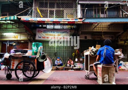 Markt-Szene in Chinatown, Bangkok, Thailand Stockfoto