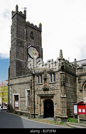 das 16. Jahrhundert Kirche der Maria Magdalena in Launceston in Cornwall, Großbritannien Stockfoto