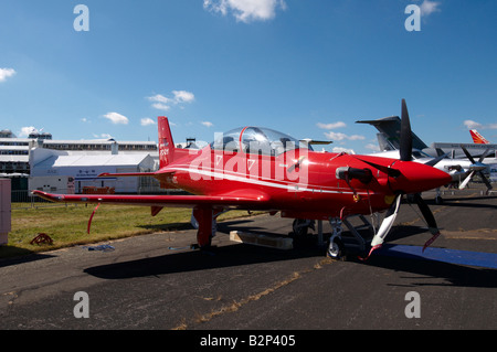 Pilatus PC-21 Farnborough Air Show 2008 Stockfoto