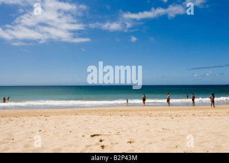 Strand von Praia da Rocha in Portimao Algarve, Portugal Stockfoto
