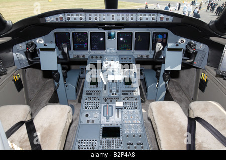 Bombardier Global 5000 Farnborough Air Show 2008 Stockfoto