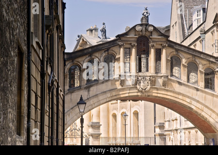 Die Seufzerbrücke Oxford Stockfoto