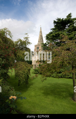 Warkworth Kirche Stockfoto