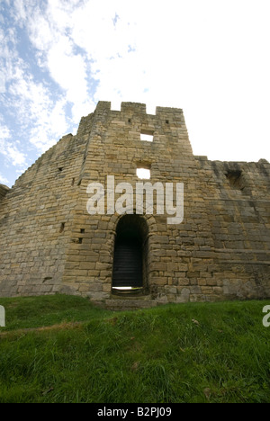 Warkworth Castle Stockfoto