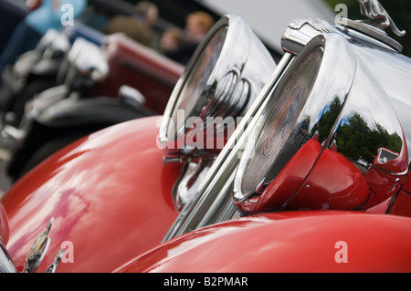 Nahaufnahme von einem Jaguar Mark IV 4, über das Ausschalten von Belfast zu Portrush Stockfoto