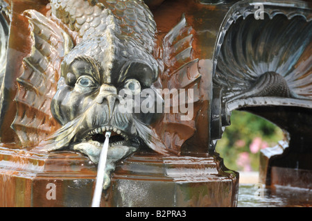 Wasser-Brunnen Harriet Lake, Minnesota. Stockfoto