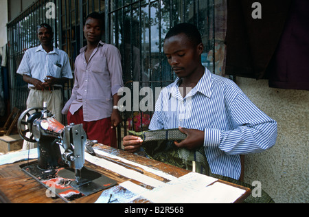 Speziell bei der Arbeit mit den Kunden warten, Malawi Stockfoto