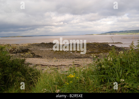 Am frühen Morgen Sonnenschein über Wigtown Bay in Richtung der Machars von Carrick Dumfries und Galloway Schottland Vereinigtes Königreich UK Stockfoto