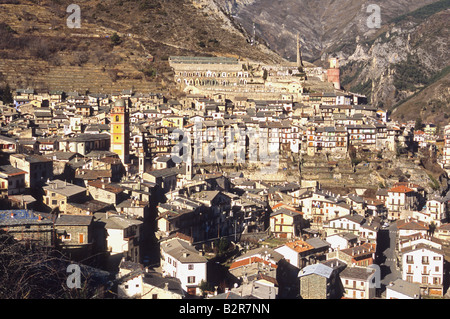 Kleinen Dorf Tende Roya Tal Alpes-Maritimes 06 Nationalpark Mercantour Frankreich Paca Europa Stockfoto