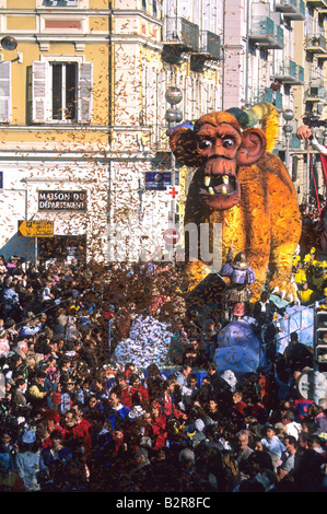 Schöne Stadt Karneval Alpes-Maritimes 06 Cote d ' Azur Côte d ' Azur Paca Frankreich Europa Stockfoto