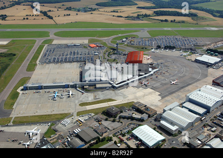 Luftbild Luton Flughafen Stockfoto