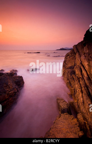 Patnem Beach, Palolem, Goa, Südindien, Subkontinent, Asien Stockfoto