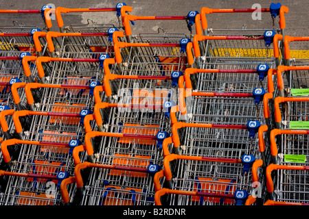 Europa-Großbritannien-England Einkaufswagen Stockfoto