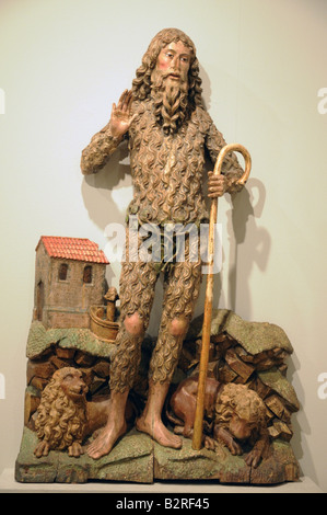 Holz Polychrome schnitzen im Museo Nacional de Escultura Policromada National Museum Polychrome Skulptur Valladolid Spanien Stockfoto