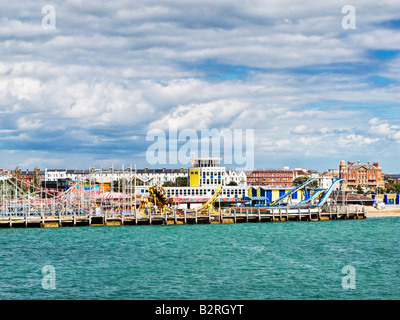 Clarence Pier Vergnügungspark bei Southsea Portsmouth Hampshire England UK Stockfoto