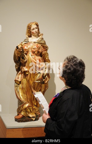 Holz Polychrome schnitzen im Museo Nacional de Escultura Policromada National Museum Polychrome Skulptur Valladolid Spanien Stockfoto