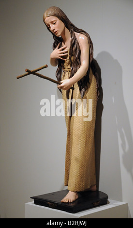 Holz Polychrome schnitzen im Museo Nacional de Escultura Policromada National Museum Polychrome Skulptur Valladolid Spanien Stockfoto