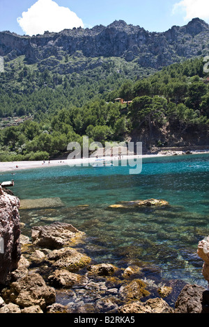 Cala Tuent Bucht in Mallorca, Spanien Stockfoto