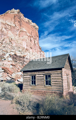 Ranch in Capitol Reef National Park in Utah Stockfoto