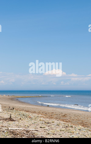 Strand bei Ebbe auf Miscou Insel New Brunswick Stockfoto