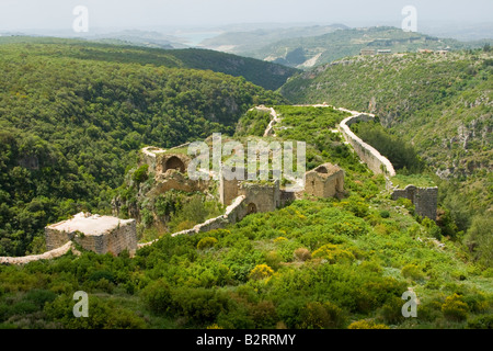 Qalaat Leonburg Kreuzritter in Syrien Stockfoto