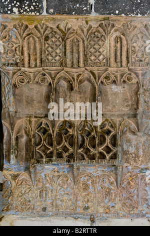 Architekturdetail an Köder Farhi ein altes Haus in der Altstadt von Damaskus-Syrien Stockfoto