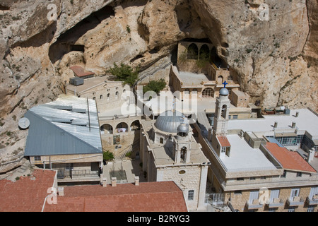 Saint Tekla Kloster in Maalula Syrien Stockfoto