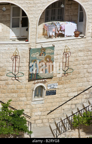 Saint Tekla Kloster in Maalula Syrien Stockfoto