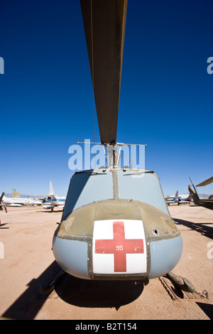 Medi-Vac Huey Hubschrauber Pima Air und Space Museum Tucson Arizona, USA Stockfoto