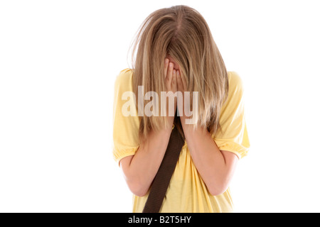 Teenager-Mädchen-Modell veröffentlicht verloren Stockfoto