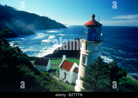Heceta Head Lighthouse in der Nähe von Florenz, Oregon USA Stockfoto