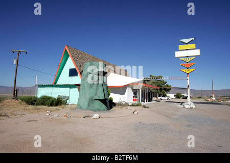 US-KINGMAN eine verlassene Tankstelle auf der Route 66 Foto GERRIT DE HEUS Stockfoto