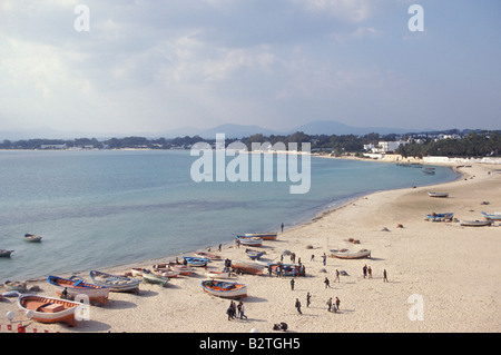 Strand der Stadt, Hammamet, Tunesien Stockfoto