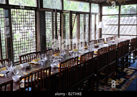 Die Quelle-Restaurant am Houhai Bereich in Peking. 7. August 2008 Stockfoto