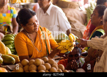 Markt Panaji, Goa, Indien, Subkontinent, Asien Stockfoto