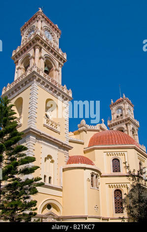 Heraklion, Heraklion, Kreta, Griechenland. Agios Minas Kathedrale Stockfoto