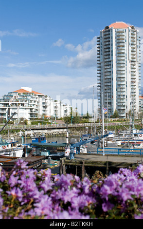 Die Vancouver Island Stadt Nanaimo an der pazifischen Westküste British Columbia Kanada Stockfoto