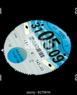 Auto Steuer Disk UK Stockfoto