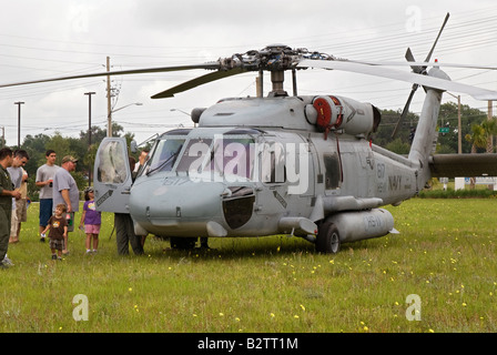 U S Navy HS 11 Drachentöter Hubschrauber von Sikorsky Hubschrauber fair Gainesville Florida gemacht Stockfoto