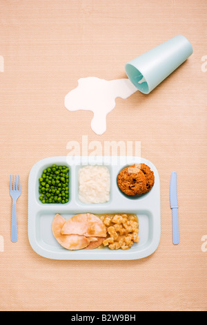 Ein Kinder-Abendessen Stockfoto