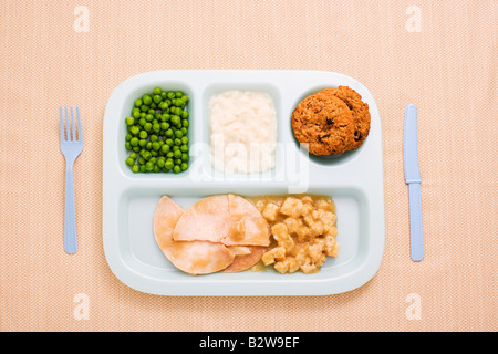 Ein Kinder-Abendessen Stockfoto