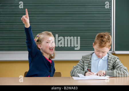 Kinder in der Klasse Stockfoto