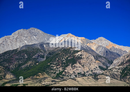 Borah Peak auch bekannt als Mount Borah ist der höchste Berg in Idaho Stockfoto