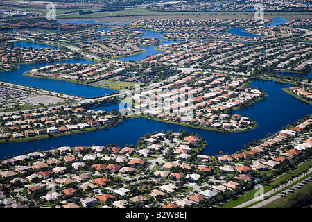 Wohnsiedlung in Fort lauderdale Stockfoto