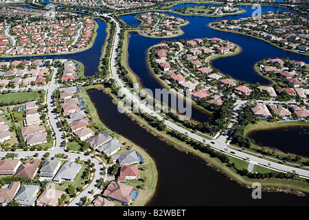 Wohnsiedlung in Fort lauderdale Stockfoto