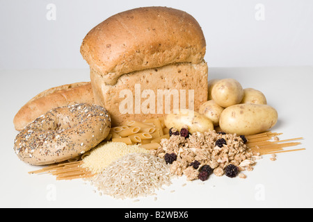 Kohlenhydrate Stockfoto