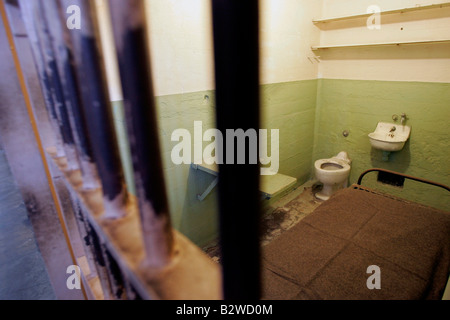 US-SAN FRANCISCO Alcatraz ehemalige Gefängnis auf einer Insel in der San Francisco Bay Foto GERRIT DE HEUS Stockfoto