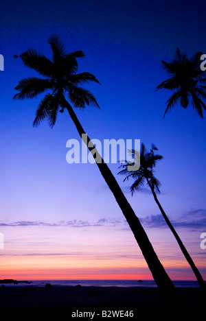 Sonnenuntergang am Agonda Beach, Süd-Goa, Indien, Asien Stockfoto
