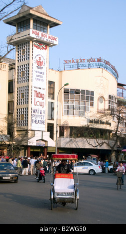 Thang Long Wasser Puppentheater Hanoi Vietnam Stockfoto